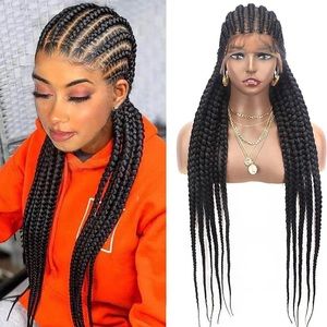 Box Braid Frontal with Baby Hair